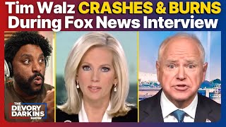 Tim Walz CRASHES AND BURNS During Fox News Interview [upl. by Pearle]