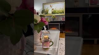 Decoración de Primavera Sala pequeña 🌸🎀 relaxingmusic homedecor spring ideas [upl. by Airetak818]