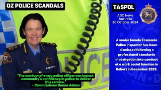 TASpol  Female Inspector Sacked Following Sxual Misconduct investigation over Xmas Party Incident [upl. by Ecadnak464]