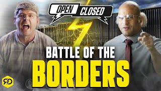 BATTLE OF THE BORDERS Open the Border or Build the Wall  The DEFINITIVE Immigration Rap Battle [upl. by Sdlonyer]