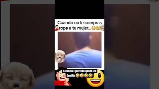 CUANDO NO LE COMPRAS ROPA A TU MUJER shorts viralvideo comedy humor 100k 1million [upl. by Acenes946]