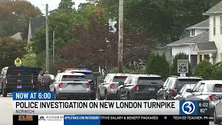 Police investigation on New London Turnpike in Norwich [upl. by Norraa]