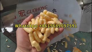 Corn Puff Extruder Snack Puffed Food Machine Snack Processing Line [upl. by Attela]