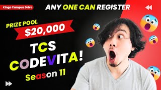 TCS CodeVita 2023  TCS Codevita Question  TCS Codevita Registration Process 2024 2025 2026 2027 [upl. by Pontias]