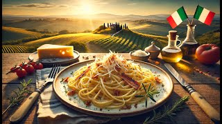 Spaghetti Carbonara Autentický italský recept s krémovou omáčkou bez smetany  zadnyspeky [upl. by Donielle]