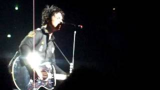 quotRedundantAcousticquot by Green Day at Osaka Castle Hall 20100121 [upl. by Atinuaj]