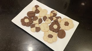 Only 3 ingredients Cookies  Assorted Cookies Recipe bakerystylecookies chocolatecookies [upl. by Haduhey]