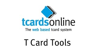 T Cards Online  T Cards Tools [upl. by Marlene]