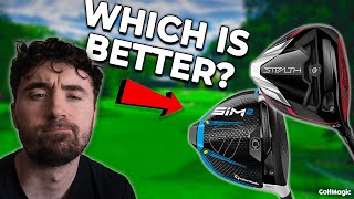 Is the New TaylorMade STEALTH Driver BETTER Than the TaylorMade SIM2 [upl. by Pachston285]