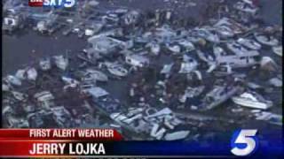 Lake Thunderbird Marina Damaged [upl. by Osicnarf]