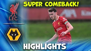 Liverpool u21 vs Wolves u21  Premier League 2  Highlights 02112024 [upl. by Amora]