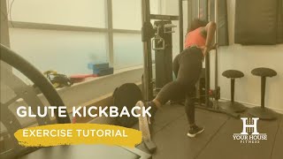 How to Do a Cable Glute Kickbacks [upl. by Lisa614]