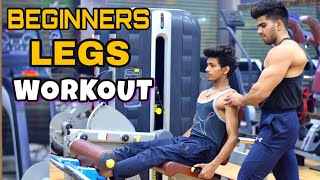 LEGS WORKOUT FOR BEGINNERS COMPLETE GUIDANCE AND TIPS BY BADRI FITNESS [upl. by Alah]