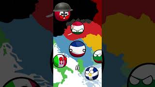 Yugoslavia 🇷🇸 en la WW2 Creditos a mikeleitor countryballs humor viral shorts polandball [upl. by Cir]