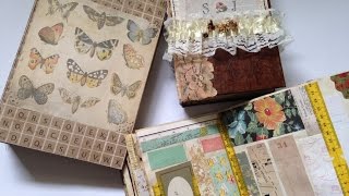 Another vintage journal share And a wedding guestbook [upl. by Ainessej]