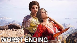 ASSASSINS CREED ODYSSEY  3rd Family ENDING Demios Kills Myrrine NEW  1440p ✔ [upl. by Almeeta505]