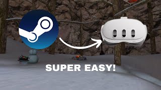 How To Get STEAM VR On Your Quest 2 Or 3 [upl. by Wolram342]