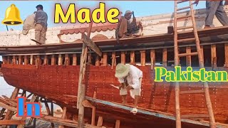 Wooden Launch Ship Manufacturing video  Wooden Model Ship Building Tutorial ship wood making [upl. by Yelsek648]