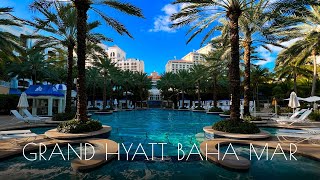 GRAND HYATT BAHA MAR BAHAMAS  Full Tour of this Nassau Paradise in 4K [upl. by Amat]