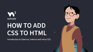 CSS  How to add CSS to HTML  W3Schoolscom [upl. by Thain]