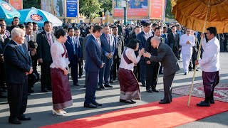 WATER FESTIVAL 2024 Final Day the King come to Celebration with Cambodians and Boats Racers [upl. by Einitsed954]