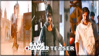 Game Changer Telugu Teaser  Ram Charan  Kiara Advani  SJ Surya  Shankar  Thaman S  Dil Raju [upl. by Johanan]