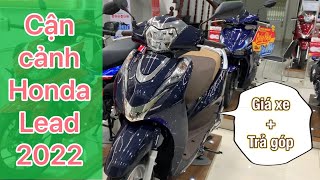 Honda Lead 2022 Phiên bản cao cấp  Màu Xanh Đen  Giá xe  Trả góp lead2022 lead125 giaxelead [upl. by Junia]