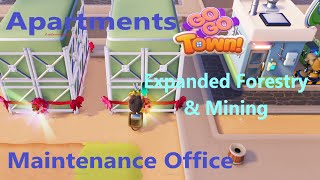 Maintenance Office Apartment  Expanded Mining amp Forestry farm amp fishing Zone Time GOGO TOWN [upl. by Sonny]