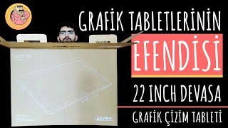 GRAFİK TABLETLERİNİN EFENDİSİ quotWACOM CINTIQ 22 INCH INTERACTIVE GRAFİK TABLETquot [upl. by Adirehs]