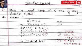 Bisection method  Bisection method in hindi Numerical methods  TUPoUPUCBSEJEE Arya [upl. by Aninep270]