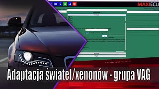 Adaptacja światełxenonów w pojazdach grupy VAG  MaxiEcu [upl. by Teyut912]