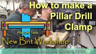 How to make a pillar drill clamp [upl. by Nytsyrk]