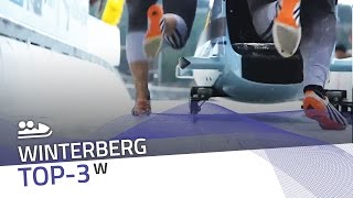 Winterberg  Womens Bobsleigh Top3  IBSF Official [upl. by Alet]