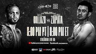 GOLDEN BOY FIGHT NIGHT OSCAR COLLAZO VS GERARDO ZAPATA [upl. by Lauretta]