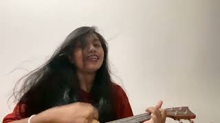 Borne gondhe chonde gitite Sachin Dev Burman Ukulele cover by Devjani Chowdhury [upl. by Gabi470]