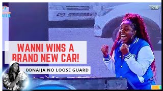 WANNI WINS BRAND NEW CAR IN SPONSORED TASK  BBNAIJA NO LOOSE GUARD BBNAIJA SEASON 9  GLORY ELIJAH [upl. by Adrienne]