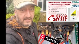 Gledhill boilermate 2000 no heating and hot water repair Birmingham UK gas combi and system boiler [upl. by Ennayt]