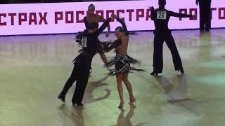 Andrey Gusev  Vera Bondareva RUS Samba R3 WDSF Grand Slam Latin ROC  2017 [upl. by Kenward]