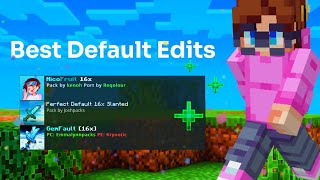 Top 12 Default Edit Texture Packs  MCPE [upl. by Normak]