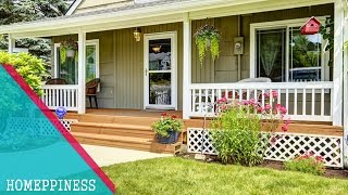 MUST SEE  30 Simple Front Porch Design Ideas  HOMEPPINESS [upl. by Jeri]