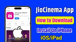 how to install jio cinema app in iphoneiPad  jiocinema download iphone  Jiocinema install iphone [upl. by Bevis]