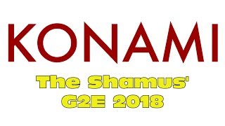 G2E 2018  Visiting Konami [upl. by Hgielsa105]