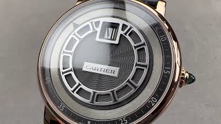 Cartier Rotonde Jump Hour W1553751 Cartier Watch Review [upl. by Gillan]