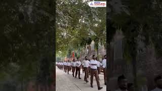 RSS Conducts Path Sanchalan at JNU Delhi [upl. by Nnyletak376]