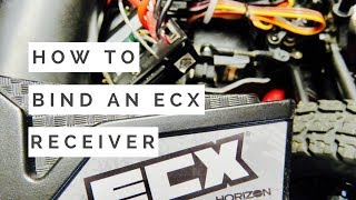 How To Bind An ECX Receiver And Transmitter [upl. by Davida30]