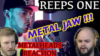 DAMN  REEPS ONE  METAL JAW  BEATBOX  Metalheads Reaction [upl. by Keslie]