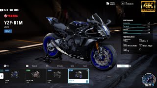 PURE WORK OF ART   YAMAHA YZFR1M 4K 60 FPS HDR [upl. by Enicnarf]