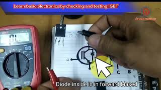 HOW TO CHECK IGBT USING DIGITAL MULTI METERS BUZZER ENGLISHTAGALOG [upl. by Lancey]