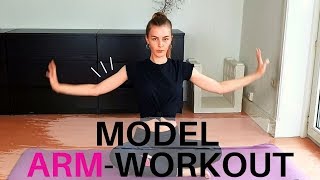 Model Arm Workout for Beginners  MODEL WORKOUT  LONG amp LEAN MUSCLES [upl. by Meaghan]