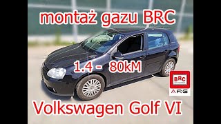 VOLKSWAGEN GOLF V 14 montaż gazu BRC w Arg Auto Gaz Łódź [upl. by Adnuahsor639]